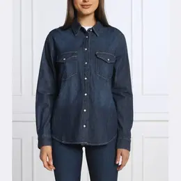 Levi's: Синяя рубашка 