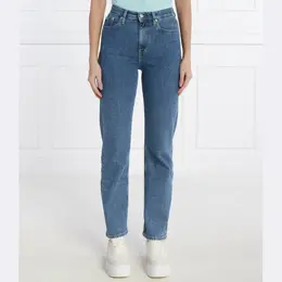 Calvin Klein: Прямые джинсы 