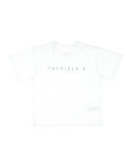 MM6 Maison Margiela: Белая футболка 