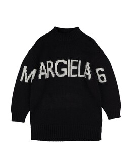 MM6 Maison Margiela: Чёрный свитер 