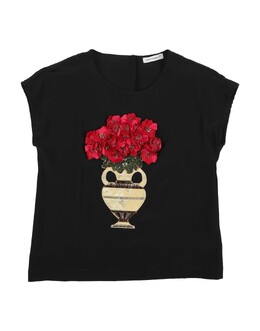 Dolce & Gabbana: Чёрный топ 