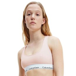 Calvin Klein: Бежевый бюстгальтер 