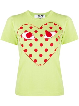Comme Des Garçons Play: Футболка с принтом 