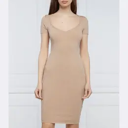 Marciano Guess: Бежевое платье 