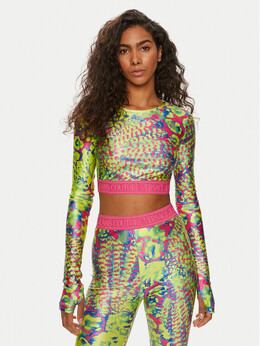 Versace Jeans Couture: Многоцветная блуза 