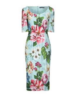 Dolce & Gabbana: Светлое платье 