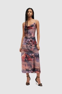 AllSaints: Многоцветное платье 