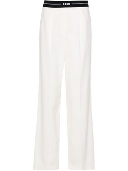 MSGM: Белые брюки 