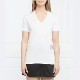 Armani Exchange: Белая футболка 