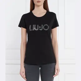 LIU JO: Чёрная футболка 