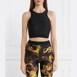 Versace: Чёрный топ 