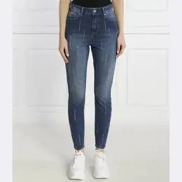 Pepe Jeans London: Блестящие джинсы 
