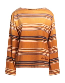Acne Studios: Коричневая футболка 