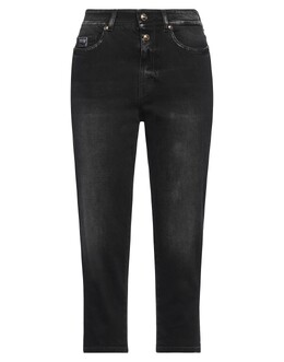 Versace Jeans Couture: Чёрные джинсы 