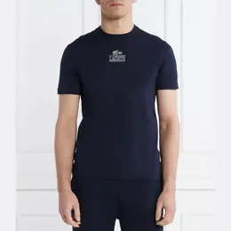 Lacoste: Синяя футболка 