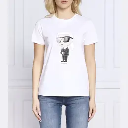 Karl Lagerfeld: Белая футболка  Ikonik
