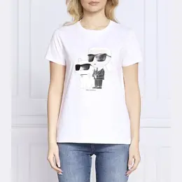 Karl Lagerfeld: Белая футболка  Ikonik