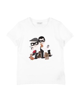 Dolce & Gabbana: Белая футболка 