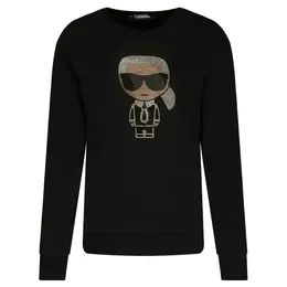 Karl Lagerfeld: Чёрная толстовка  Ikonik