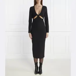 Versace: Чёрное платье 