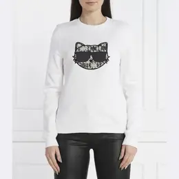 Karl Lagerfeld: Белая толстовка 