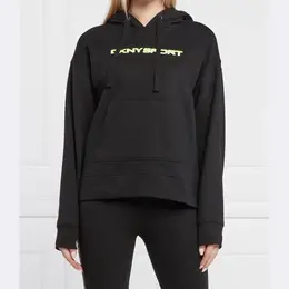 DKNY: Чёрный свитшот 