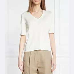 MaxMara: Коричневая футболка 