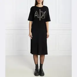 Armani Exchange: Чёрное платье 