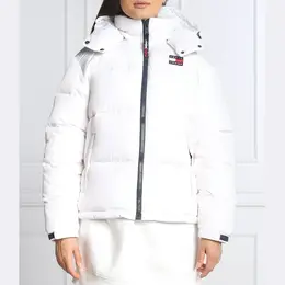 Tommy Hilfiger: Белый пуховик 
