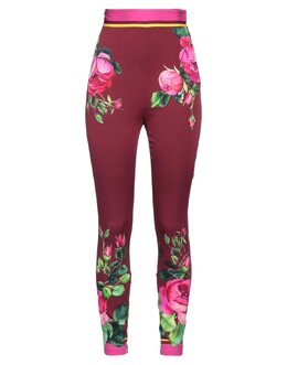 Dolce & Gabbana: Бордовые брюки 