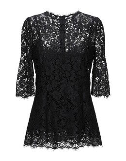 Dolce & Gabbana: Чёрный топ 