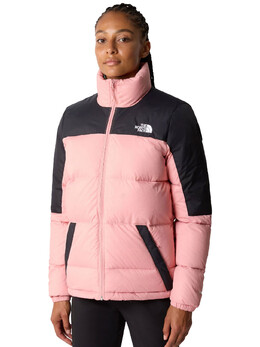 The North Face: Розовый пуховик 