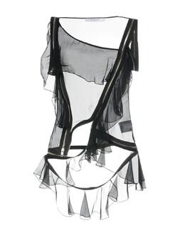 Givenchy: Чёрный топ 