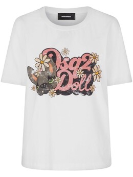 Dsquared2: Белая футболка 