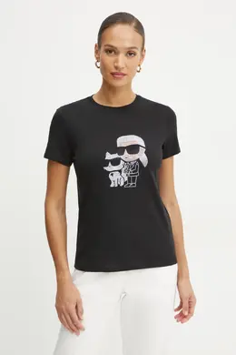 Karl Lagerfeld: Хлопковая футболка 