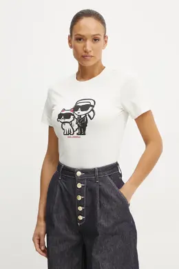 Karl Lagerfeld: Хлопковая футболка 