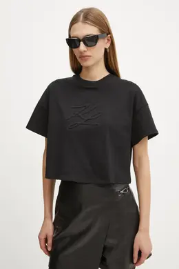 Karl Lagerfeld: Хлопковая футболка 