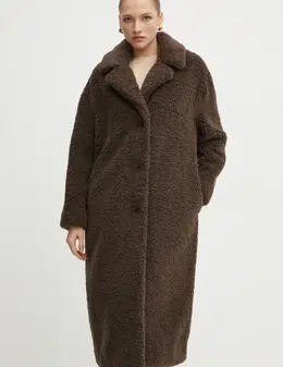 GUESS: Коричневый плащ 