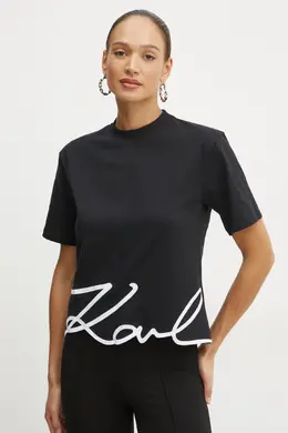 Karl Lagerfeld: Хлопковая футболка 