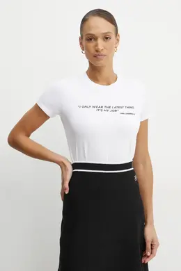 Karl Lagerfeld: Хлопковая футболка 