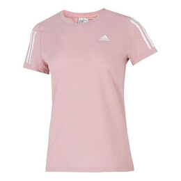 Adidas: Розовая футболка 