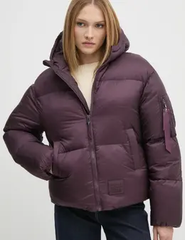 Alpha Industries: Фиолетовая куртка 