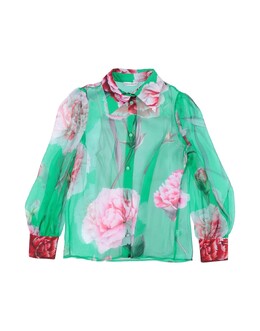 Dolce & Gabbana: Зелёная рубашка 