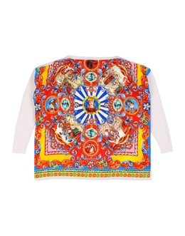 Dolce & Gabbana: Красный свитер 
