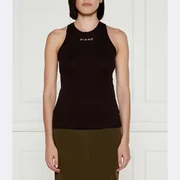 Pinko: Коричневый топ 