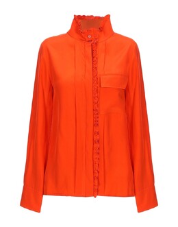 Chloé: Оранжевая рубашка 