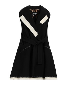 Dolce & Gabbana: Чёрное пальто 