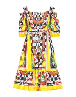 Dolce & Gabbana: Жёлтое платье 
