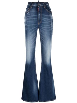 Dsquared2: Расклешённые джинсы 