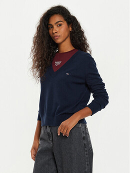 Tommy Jeans: Синий свитер 